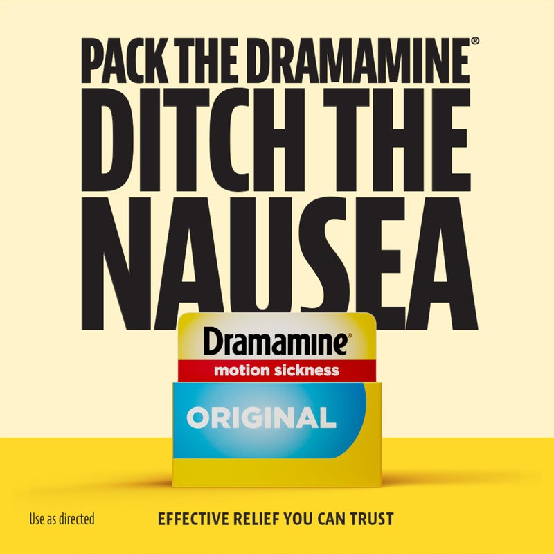 Dramamine Original, Motion Sickness Relief, 36 Count - Image 4